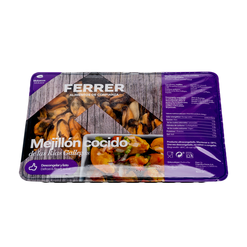 Ferrer Mussel Meat 500g (Frozen) - Longdan Official Online Store