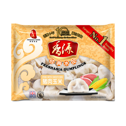 FRESHASIA Pork & Sweetcorn Dumplings 400g (Frozen)