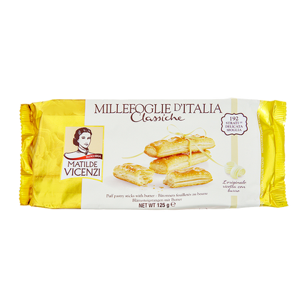 MATILDE Vicenzi Millefoglie Classiche – Puff Pastry Sticks 125g - Longdan Official