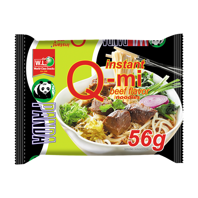 WL Panda Q-Mi Instant Noodles Beef 56G - Longdan Official Online Store