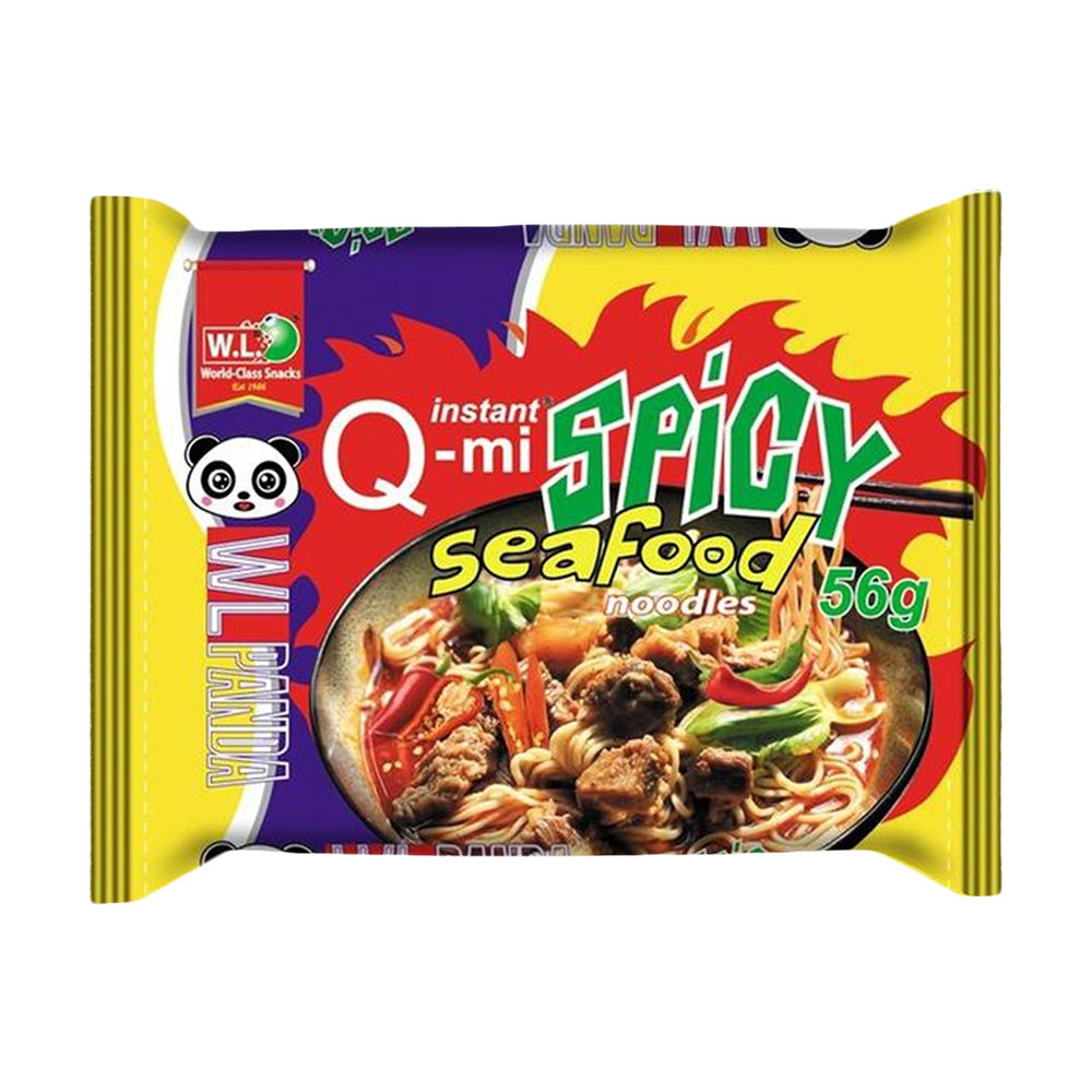 WL Panda Q-Mi Instant Noodles Seafood 56G - Longdan Official Online Store