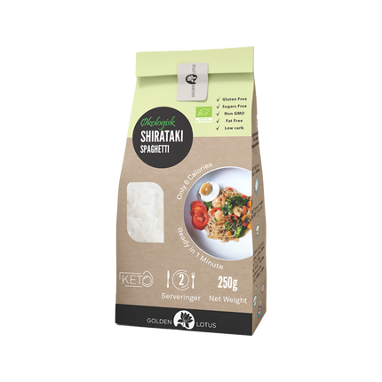 Golden Lotus Organic Konjac Shirataki Spaghetti 250g - Longdan Official