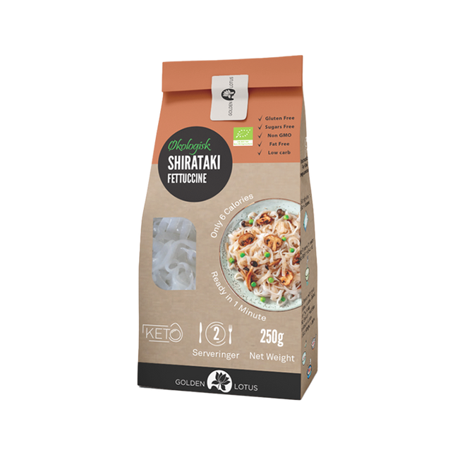Golden Lotus Organic Konjac Shirataki Fettuccine 250g - Longdan Official