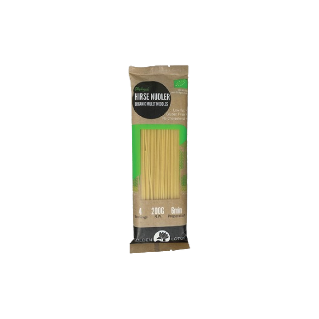 Golden Lotus Organic Millet Noodle 200g - Longdan Official