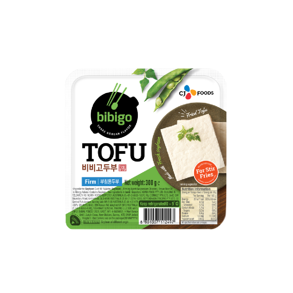 CJ BIBIGO Firm Tofu For Fried Dish 300g (Case 12)