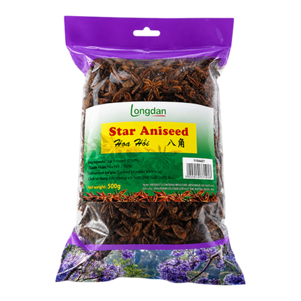 Longdan Star Aniseed 500g (Case 10)