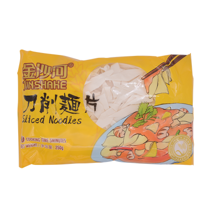 Jinshahe Sliced Noodles 250g - Longdan Online Supermarket