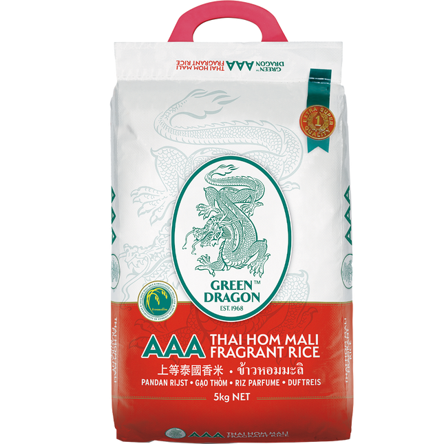 GREEN DRAGON Thai Fragrant Rice 5kg - Longdan Official