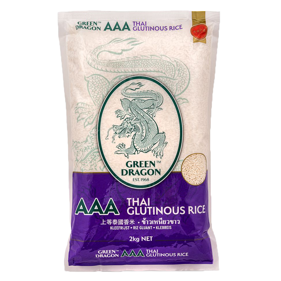 GREEN DRAGON Glutinous Rice 2kg - Longdan Official