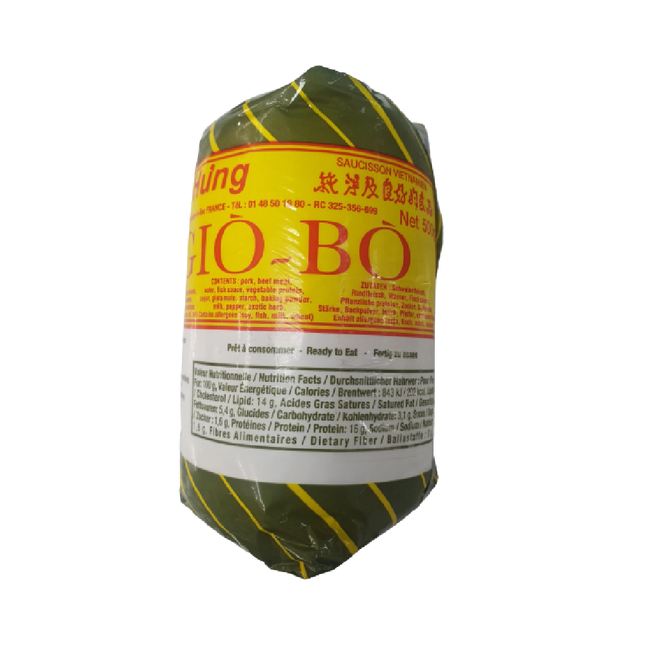 Viet Hung Beef Roll (Gio Bo) 500g (Case 40)