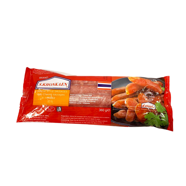 S.KHONKAEN Chinese Sausages - Lap Chong 360g - Longdan Official