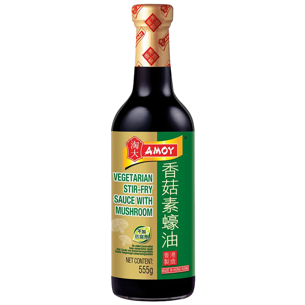 AMOY Vegetarian Stir-Fry Sauce With Mushroom 555g - Longdan Official Online Store