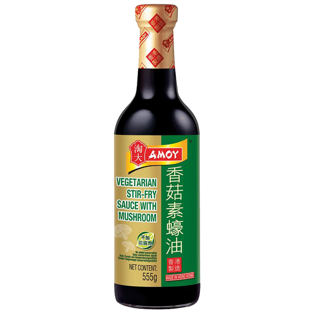 AMOY Vegetarian Stir-Fry Sauce With Mushroom 555g - Longdan Official Online Store