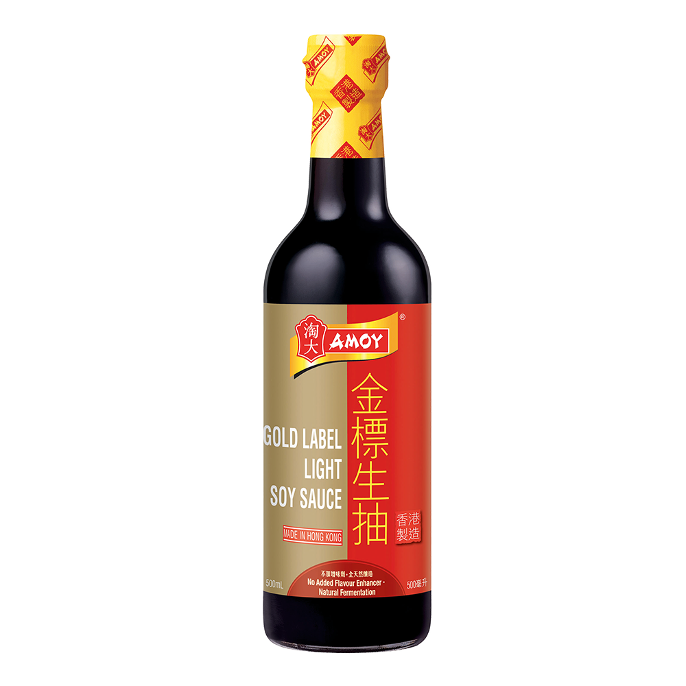 AMOY Gold Label Light Soy Sauce 500ml - Longdan Official Online Store