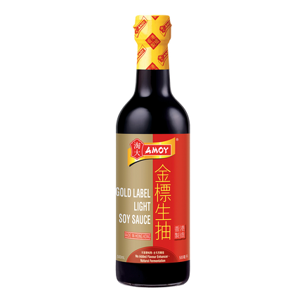 AMOY Gold Label Light Soy Sauce 500ml - Longdan Official Online Store