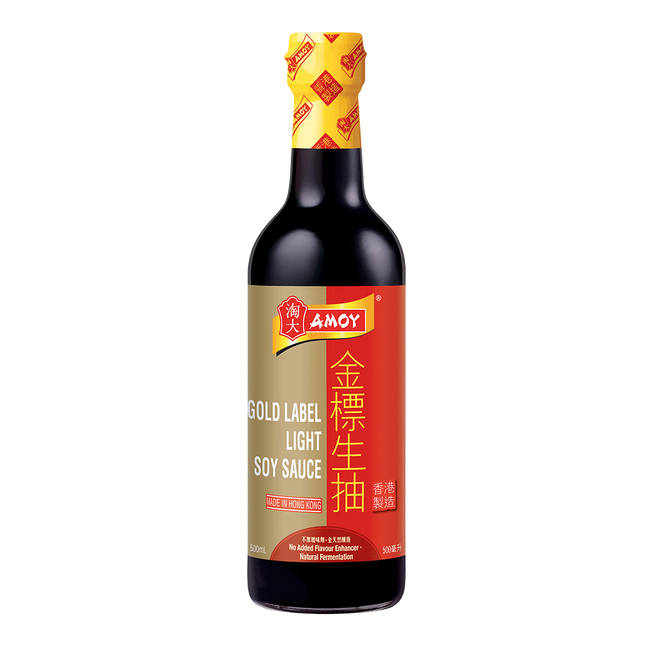 AMOY Gold Label Light Soy Sauce 500ml - Longdan Official Online Store