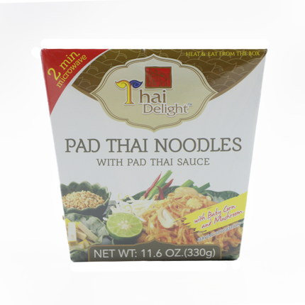 THAI DELIGHT Pad Thai Noodles With Pad Thai Sauce 330g (Case 12)
