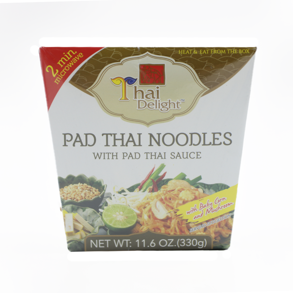 THAI DELIGHT Pad Thai Noodles With Pad Thai Sauce 330g (Case 12)