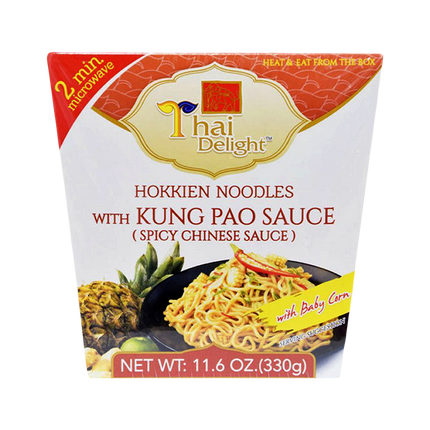 THAI DELIGHT Hokkien Noodles With Kung Pao Sauce 330g - Longdan Official