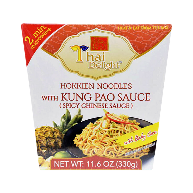 THAI DELIGHT Hokkien Noodles With Kung Pao Sauce 330g - Longdan Official