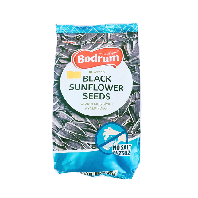 BODRUM Roasted Salted Black Sunflower Seeds 300g - Longdan Official Online Store