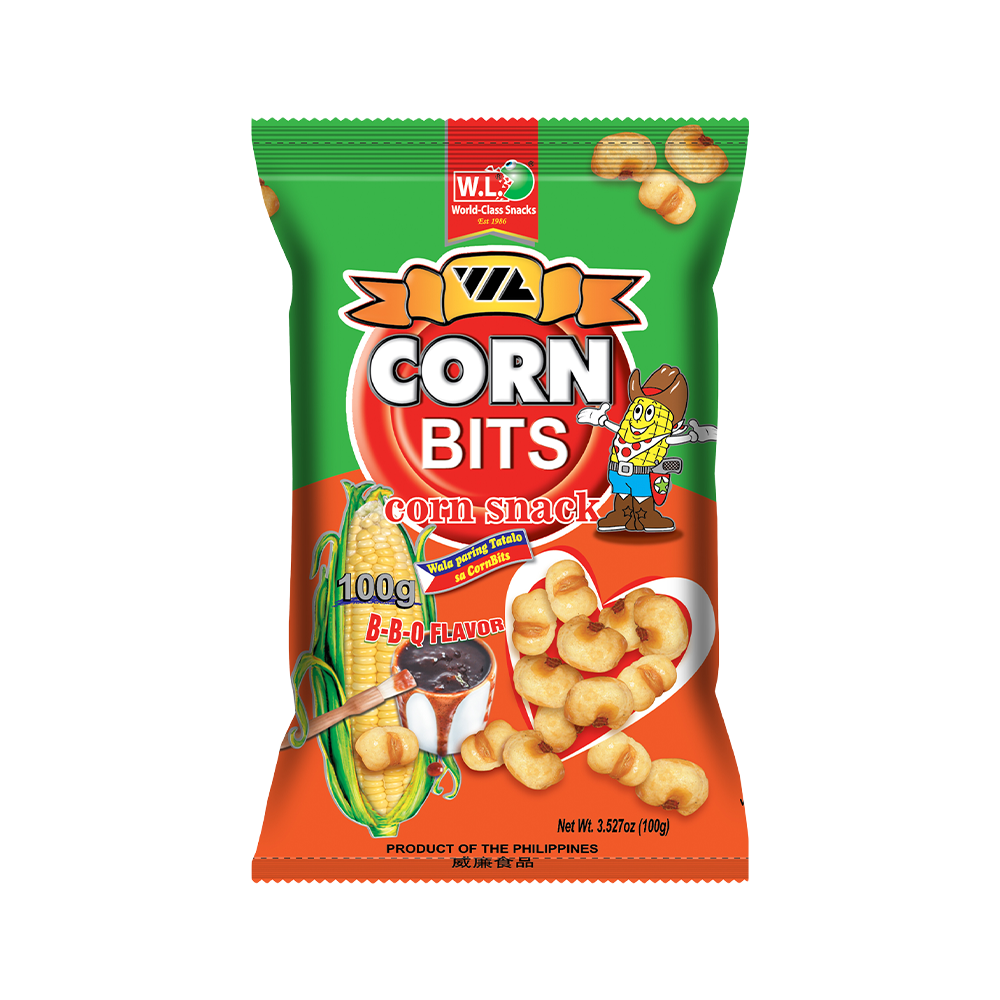 WL Corn Bits Snack BBQ Flavor 100G - Longdan Official Online Store
