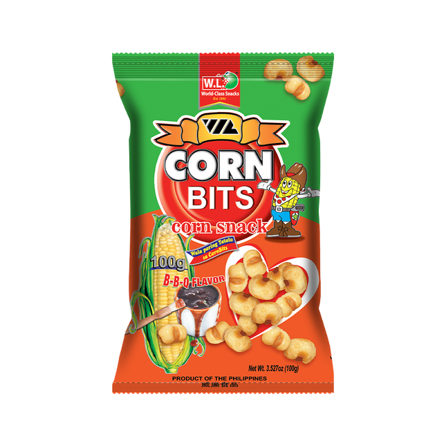 WL Corn Bits Snack BBQ Flavor 100G - Longdan Official Online Store