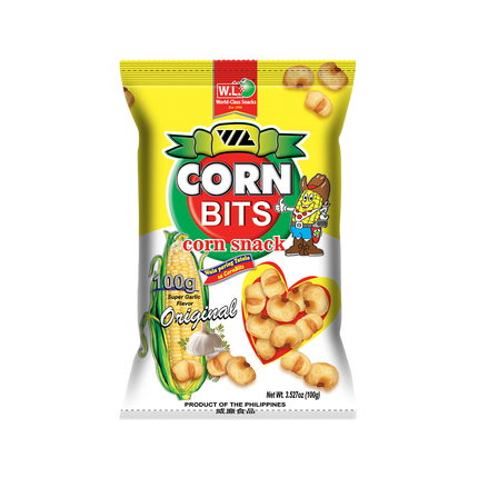 WL Corn Bits Snack Super Garlic Flavor Original 100G - Longdan Official Online Store