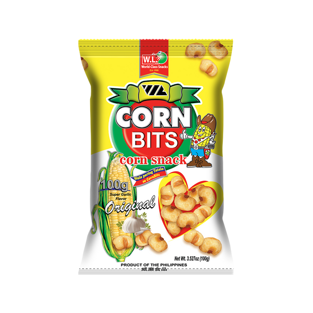 WL Corn Bits Snack Super Garlic Flavor Original 100G - Longdan Official Online Store