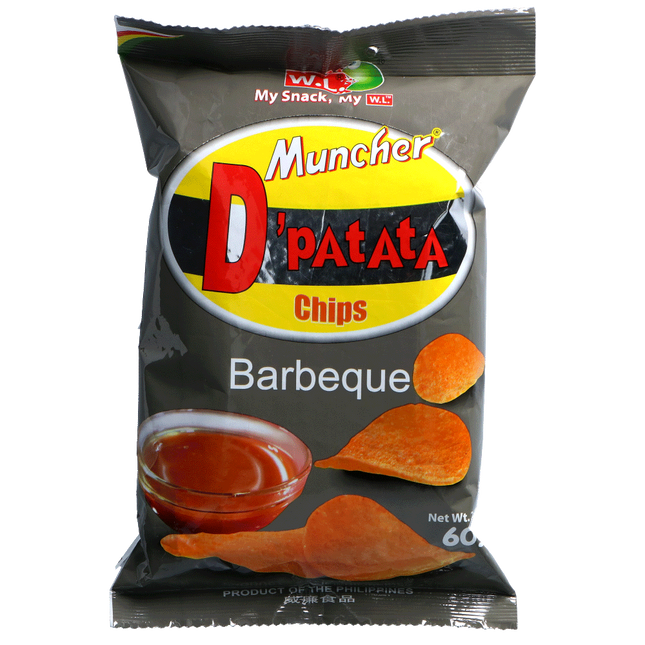WL Muncher D'Patata Chips BBQ 60G - Longdan Official Online Store