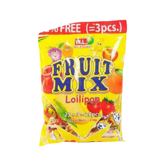 WL Fruit Mix Lollipop 7.5G x 28 - Longdan Official Online Store
