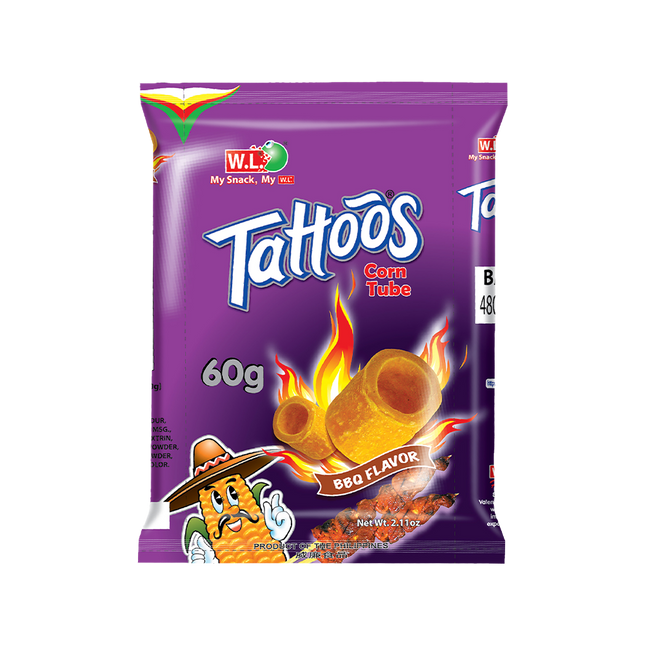 WL Tattoos Corn Tube Barbecue 60G - Longdan Official Online Store