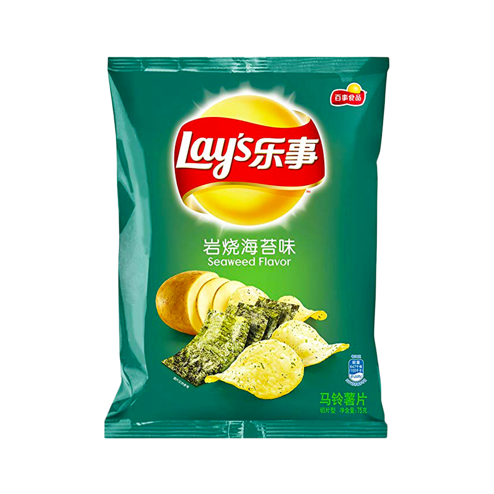 LAY'S Crisps - Seaweed Flavour 70g - Longdan Official