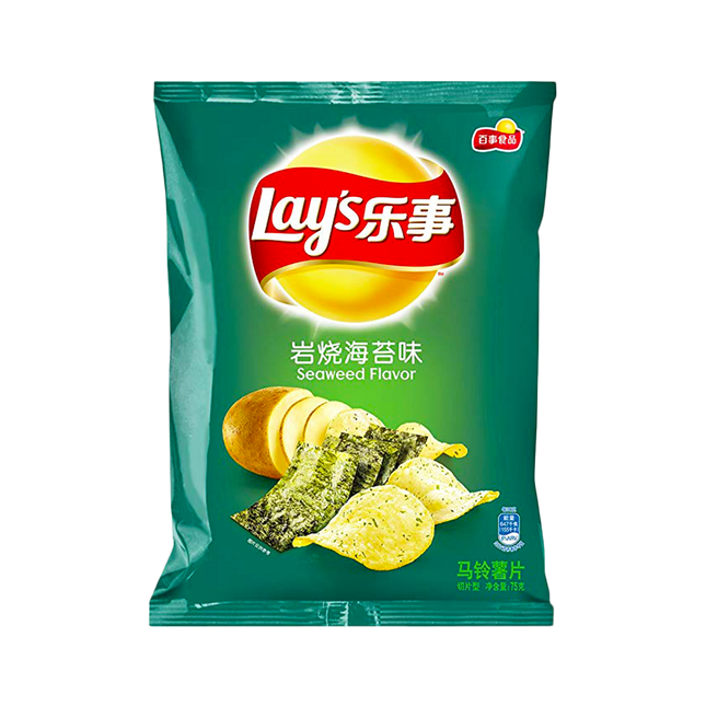 LAY'S Crisps - Seaweed Flavour 70g - Longdan Official