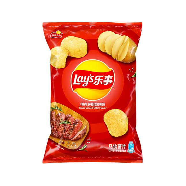 LAY'S Crisps - Texas BBQ Flavour 70g - Longdan Official