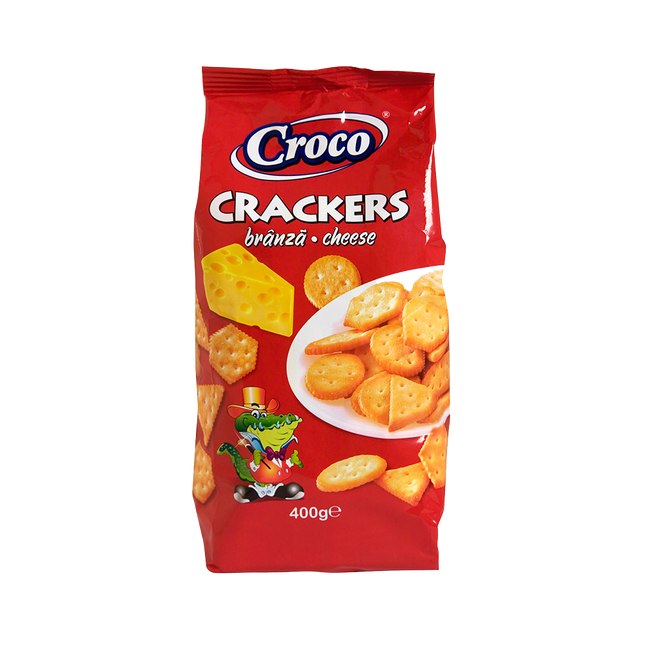CROCO Cheese Flavoured Crackers 400g - Longdan Official Online Store