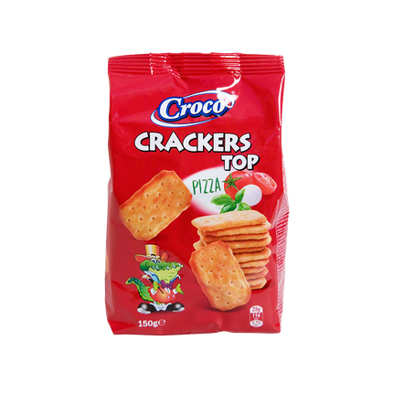 CROCO Pizza Crackers Top 150g - Longdan Official Online Store
