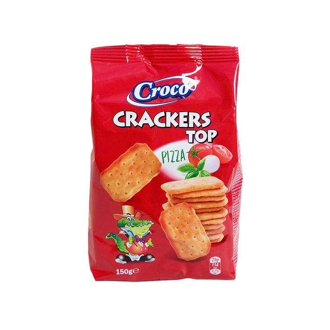 CROCO Pizza Crackers Top 150g - Longdan Official Online Store