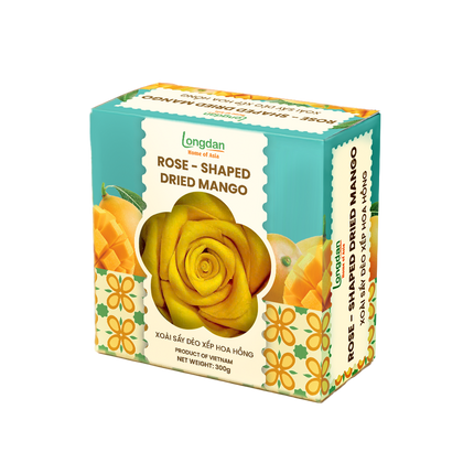 Longdan Rose - Shaped Dried Mango 300g (Case 20)