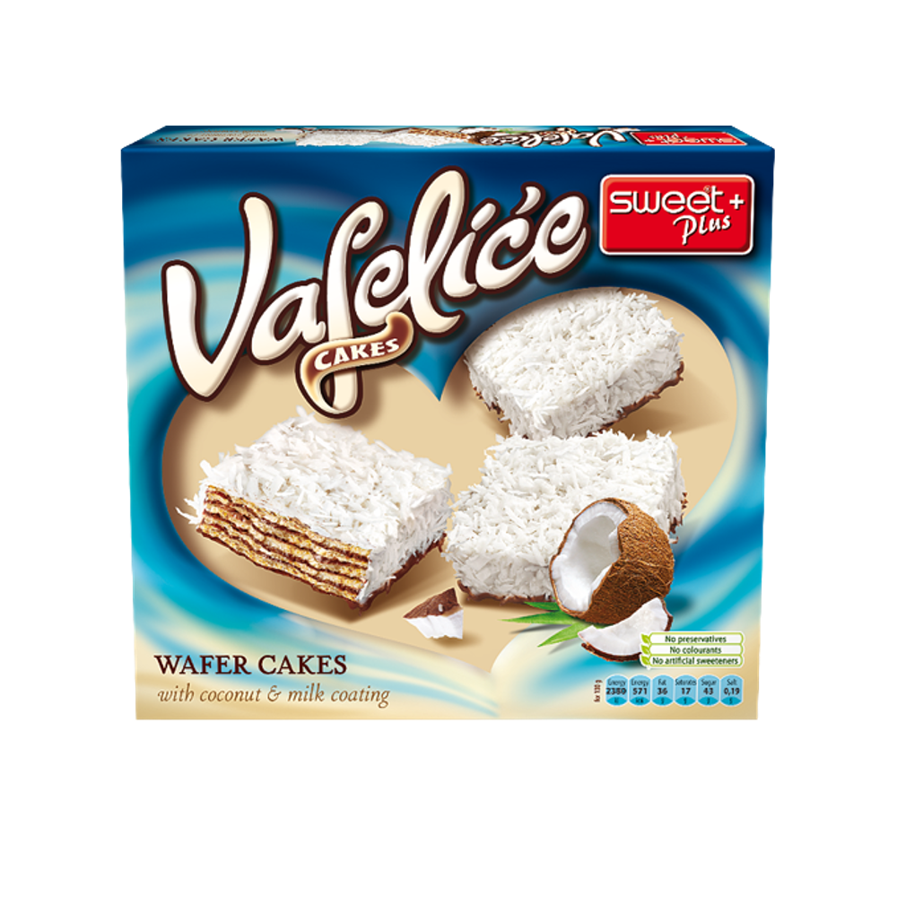 SWEET PLUS Rydo Wafer Cakes with Coconut 170g - Longdan Official