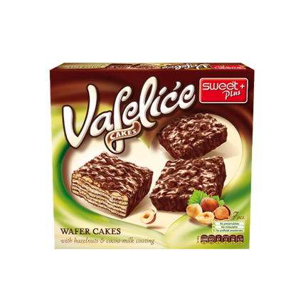 SWEET PLUS Rydo Wafer Cakes with Hazelnuts 125g - Longdan Official