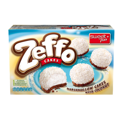 SWEET PLUS Zeffo Marshmallow Cakes with Coconut 115g - Longdan Official