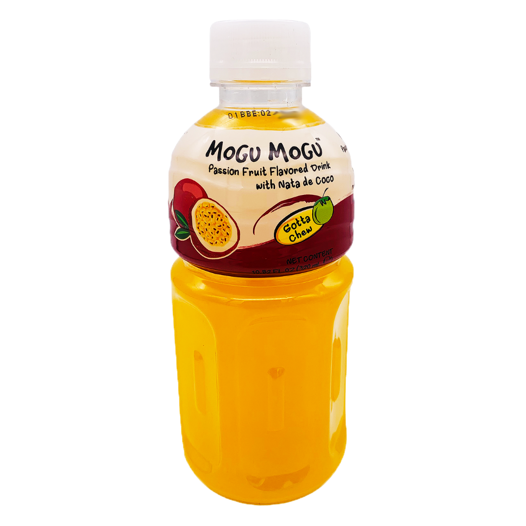 MOGU MOGU Nata De Coco Drink Passion Fruit Flavour 320ml - Longdan Official