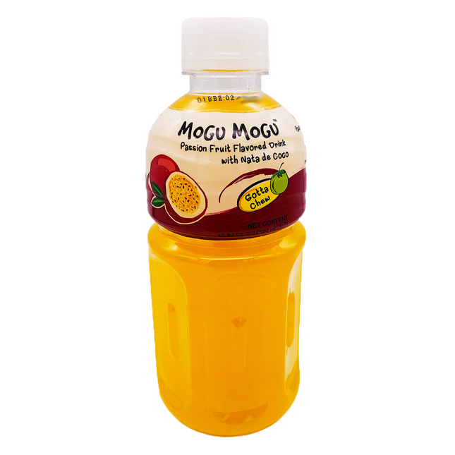 MOGU MOGU Nata De Coco Drink Passion Fruit Flavour 320ml - Longdan Official