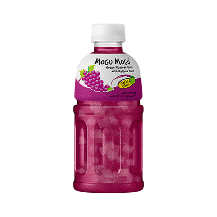 MOGU MOGU Nata De Coco Drink Grape Flavour 320ml - Longdan Official