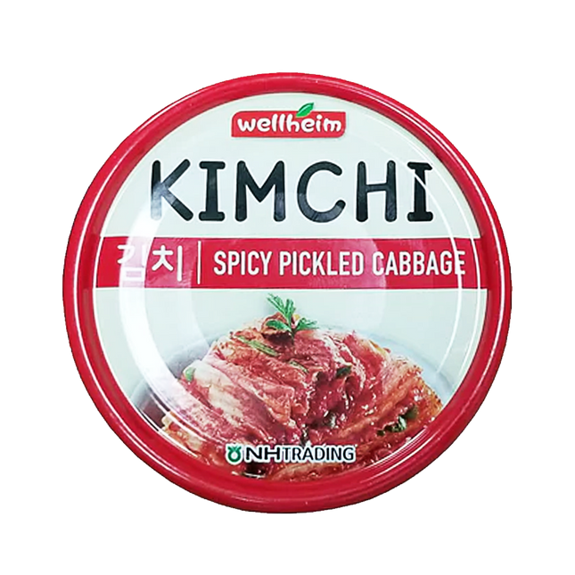 WELLHEIM Can Kimchi-Spicy Pickled Cabbage 160g - Longdan Official