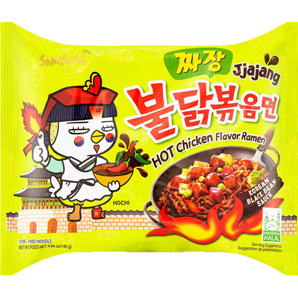SAMYANG Hot Chicken Ramen Jjajang Bag 140g - Longdan Official