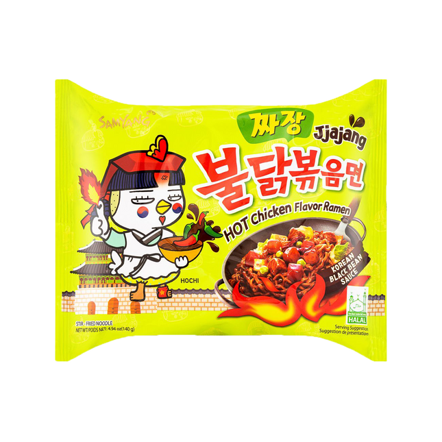 SAMYANG Hot Chicken Ramen Jjajang Bag 140g - Longdan Official