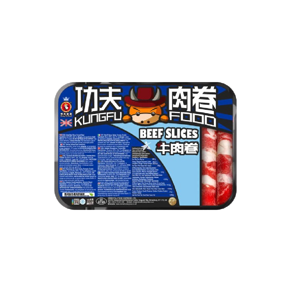 KUNGFU Sliced Beef 400g (Frozen) (Case 20)