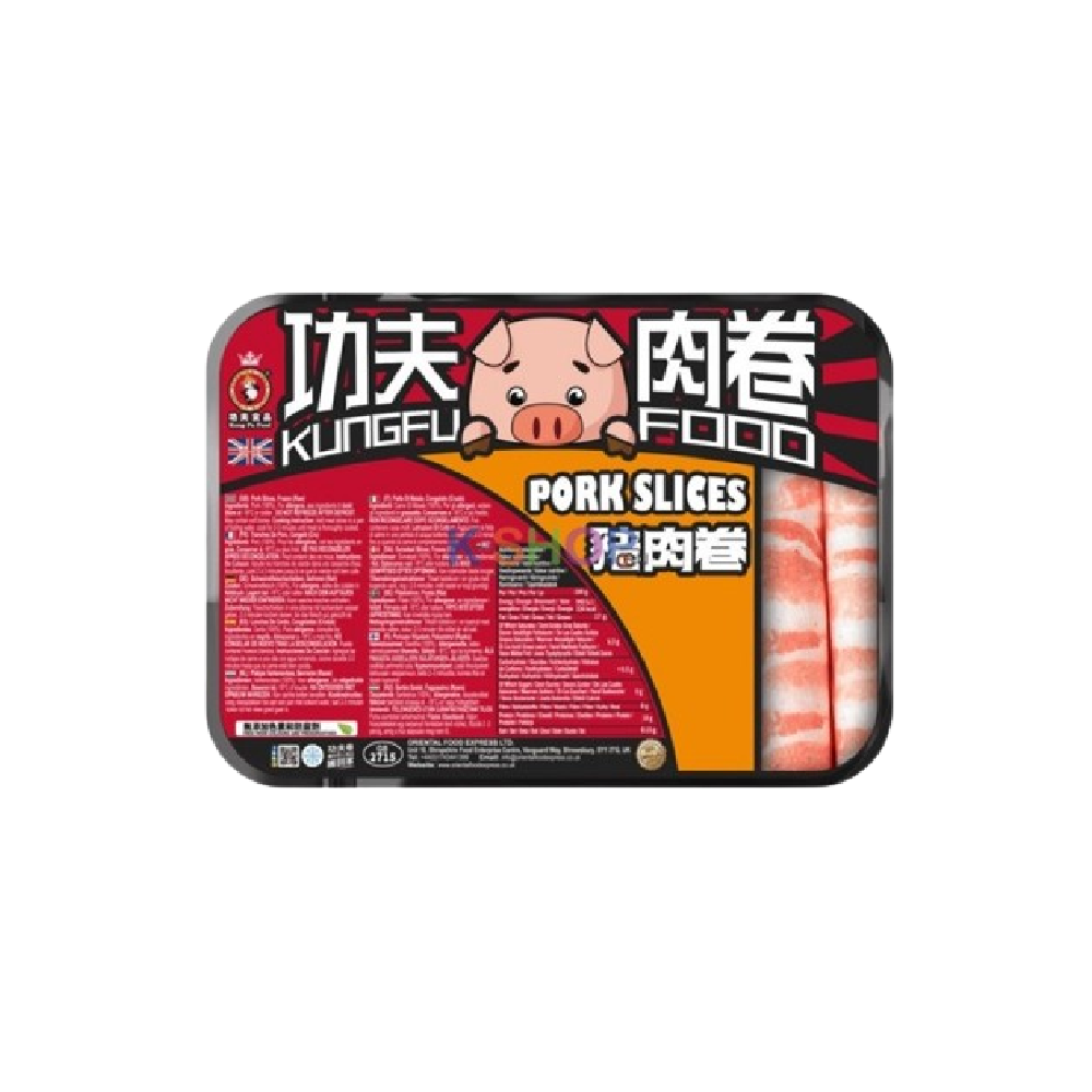 KUNGFU Sliced Pork 400g (Frozen) (Case 20)